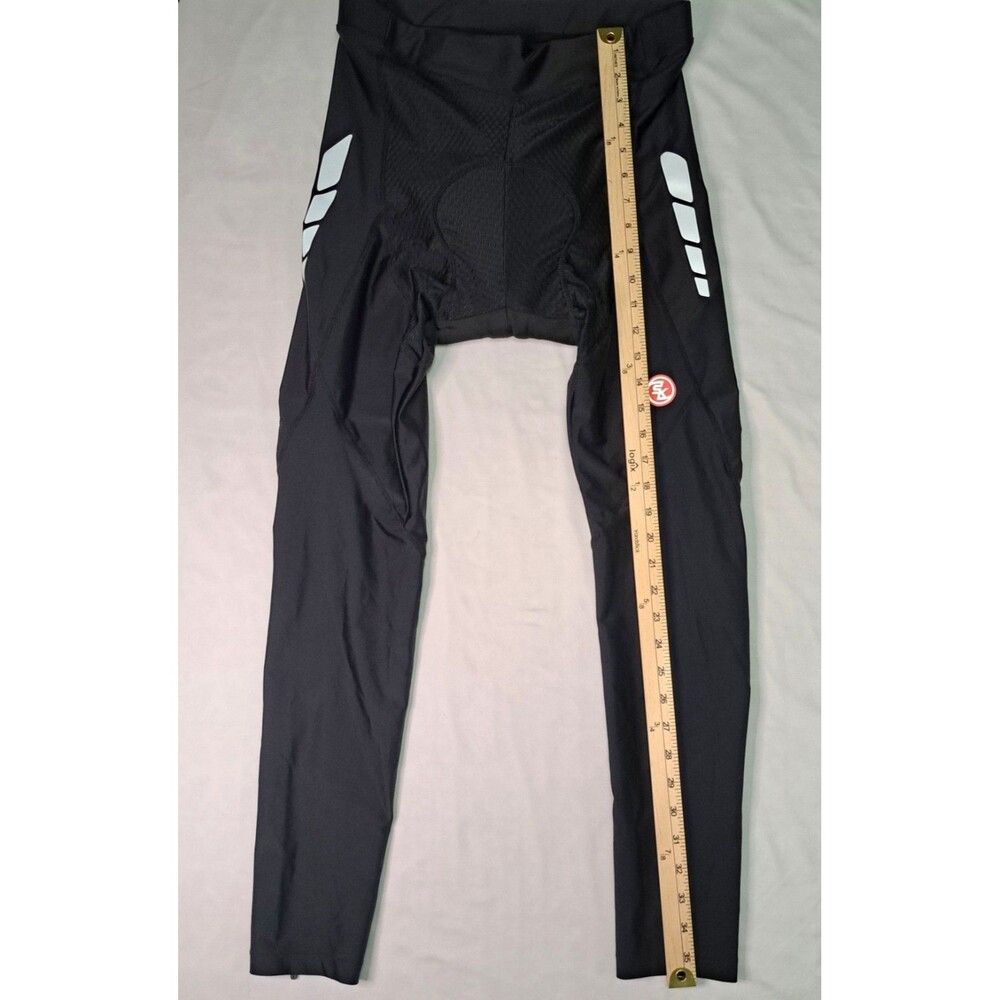 Souke Sports Men's XL Black‎ Footless Cycling Tights Nylon Spandex Padded Biking - Picture 2 of 8